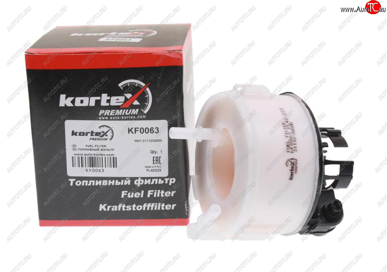 529 р. Фильтр топливный HYUNDAI Tucson (09-),ix35 (09-) KIA Sportage (10-) (в баке) KORTEX KORTEX kf0063  с доставкой в г. Майкоп