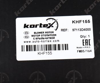 4 699 р. Мотор отопителя RENAULT Fluence (08-) KORTEX KORTEX khf155  с доставкой в г. Майкоп. Увеличить фотографию 4