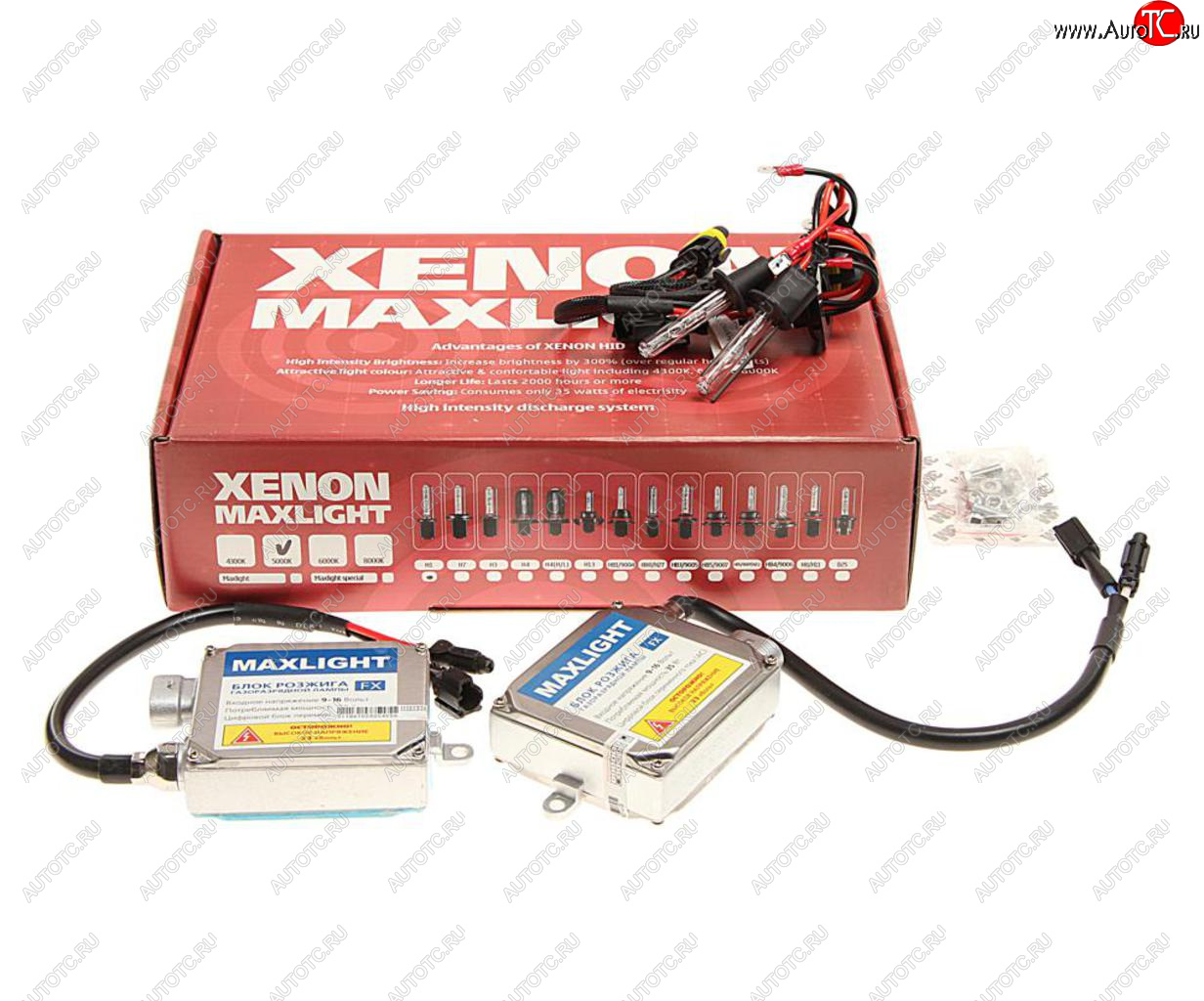 2 979 р. Оборудование ксеноновое набор H1 5000K MAXLIGHT MAXLIGHT kmx lcl h15-000  с доставкой в г. Майкоп