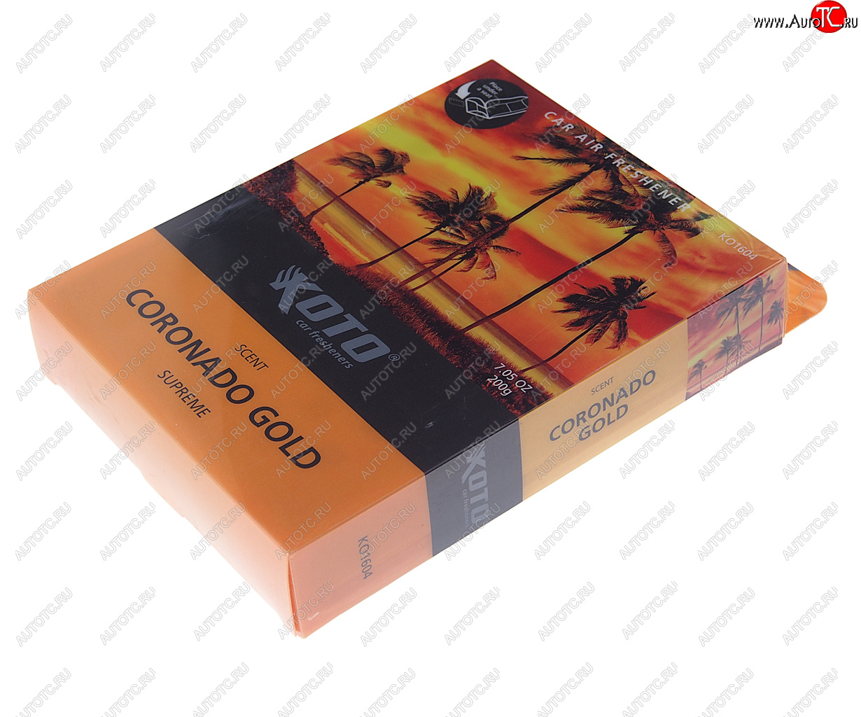 629 р. Ароматизатор под сиденье гелевый (Coronado Gold) 180г Supreme KOTO KOTO ko1604  с доставкой в г. Майкоп