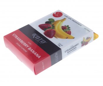 629 р. Ароматизатор под сиденье гелевый (Strawberry Banana) 180г Double supreme KOTO KOTO ko170626  с доставкой в г. Майкоп. Увеличить фотографию 1