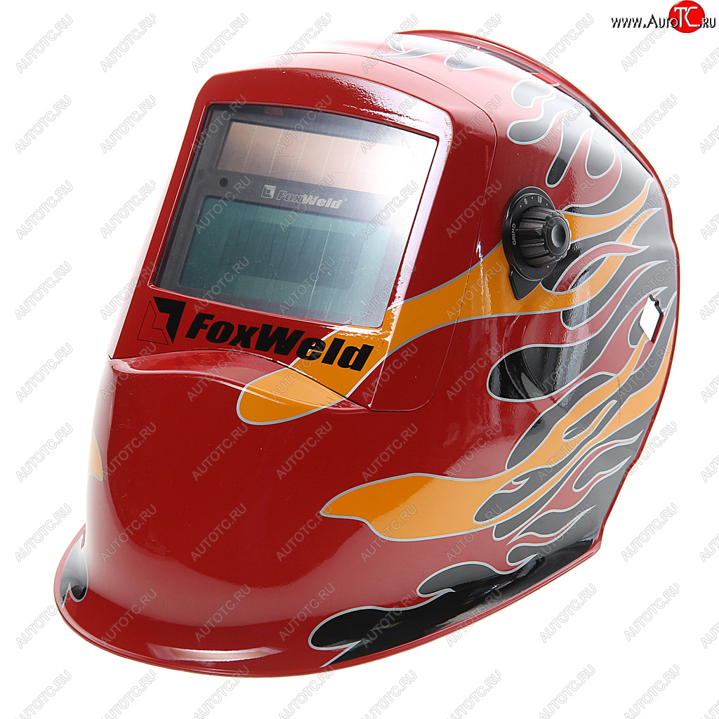 3 199 р. Маска сварщика регулировка затемнения (хамелеон) Корунд-2 Огонь FOXWELD FOXWELD корунд-2 (ф-р 7100v)  с доставкой в г. Майкоп