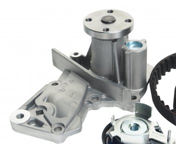 16 699 р. Комплект ГРМ FORD Fusion,Focus 2 (1.41.6) с насосом водяным GATES GATES kp15669xs  с доставкой в г. Майкоп. Увеличить фотографию 2
