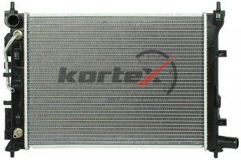 9 649 р. Радиатор HYUNDAI Solaris KIA Rio (17-) охлаждения двигателя АКПП KORTEX KORTEX krd1057  с доставкой в г. Майкоп. Увеличить фотографию 1
