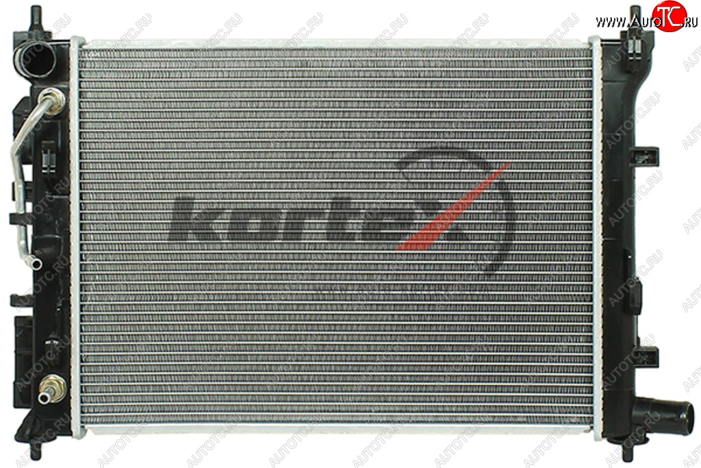 9 649 р. Радиатор HYUNDAI Solaris KIA Rio (17-) охлаждения двигателя АКПП KORTEX KORTEX krd1057  с доставкой в г. Майкоп