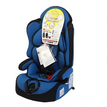 8 999 р. Автокресло детское 9-36кг (l-ll-lll) 1-12лет синее трансформер Isofix Прайм SIGER SIGER kres0149  с доставкой в г. Майкоп. Увеличить фотографию 1