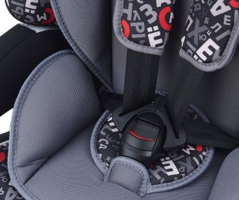 5 999 р. Автокресло детское 9-36кг (l-ll-lll) 1-12лет алфавит трансформер Драйв Art SIGER SIGER kres0275  с доставкой в г. Майкоп. Увеличить фотографию 3