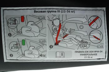 5 699 р. Подушка авт.детская БУСТЕР 22-36кг (III) 6-12лет синяя Isofix SMART TRAVEL SMART TRAVEL kres2074 SMART TRAVEL kres2074  с доставкой в г. Майкоп. Увеличить фотографию 4