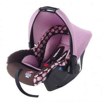 4 599 р. Автокресло детское 0-13кг (0+) 0-1.5лет розовые совы Luna SG321 KIDS PLANET SIGER kres2560  с доставкой в г. Майкоп. Увеличить фотографию 3