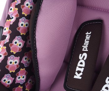 4 599 р. Автокресло детское 0-13кг (0+) 0-1.5лет розовые совы Luna SG321 KIDS PLANET SIGER kres2560  с доставкой в г. Майкоп. Увеличить фотографию 5