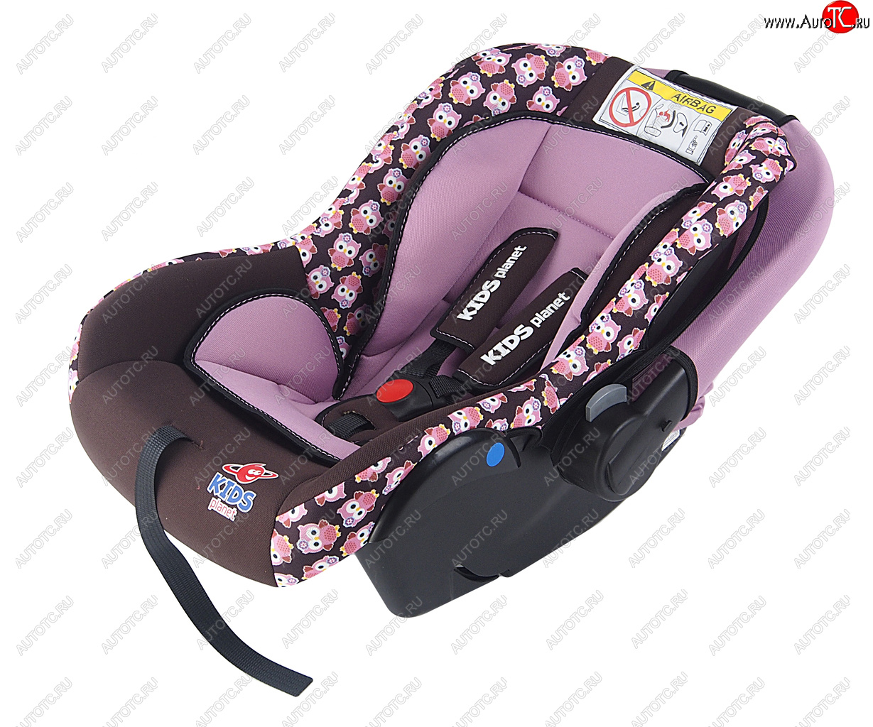 4 599 р. Автокресло детское 0-13кг (0+) 0-1.5лет розовые совы Luna SG321 KIDS PLANET SIGER kres2560  с доставкой в г. Майкоп
