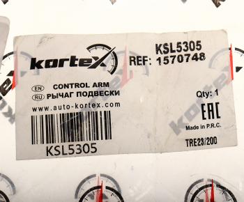 4 499 р. Рычаг подвески FORD Focus 2,C-Max (04-) VOLVO S40 передней нижний левый (18мм) KORTEX KORTEX ksl5305  с доставкой в г. Майкоп. Увеличить фотографию 3