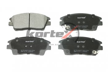 2 599 р. Колодки тормозные передние (4шт.) KORTEX Hyundai Tucson LM (2010-2017)  с доставкой в г. Майкоп. Увеличить фотографию 5