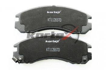 1 159 р. Колодки тормозные передние (4шт.) KORTEX Mitsubishi Pajero 3 V70 дорестайлинг (1999-2003)  с доставкой в г. Майкоп. Увеличить фотографию 2