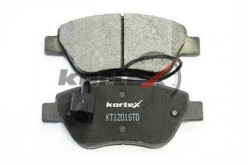 1 679 р. Колодки тормозные передние (4шт.) KORTEX Fiat Albea 170 седан (2002-2012)  с доставкой в г. Майкоп. Увеличить фотографию 2