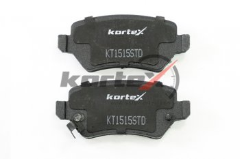 1 399 р. Колодки тормозные задние (4шт.) KORTEX Opel Astra G универсал (1998-2005)  с доставкой в г. Майкоп. Увеличить фотографию 3