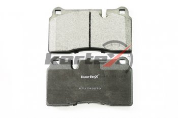 1 749 р. Колодки тормозные передние (4шт.) KORTEX Land Rover Range Rover Sport 2 L494 дорестайлинг (2013-2017)  с доставкой в г. Майкоп. Увеличить фотографию 2