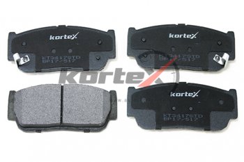 869 р. Колодки тормозные задние (4шт.) KORTEX SSANGYONG Kyron дорестайлинг (2005-2007)  с доставкой в г. Майкоп. Увеличить фотографию 4