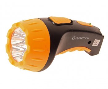 439 р. Фонарь ручной встроенная вилка ULTRAFLASH ULTRAFLASH led3804 ULTRAFLASH led3804  с доставкой в г. Майкоп. Увеличить фотографию 1