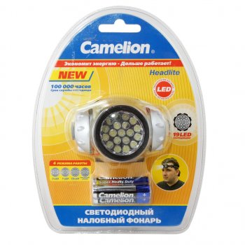 869 р. Фонарь налобный CAMELION CAMELION led5313-19f4  с доставкой в г. Майкоп. Увеличить фотографию 1
