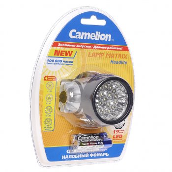 869 р. Фонарь налобный CAMELION CAMELION led5323-19mx  с доставкой в г. Майкоп. Увеличить фотографию 1