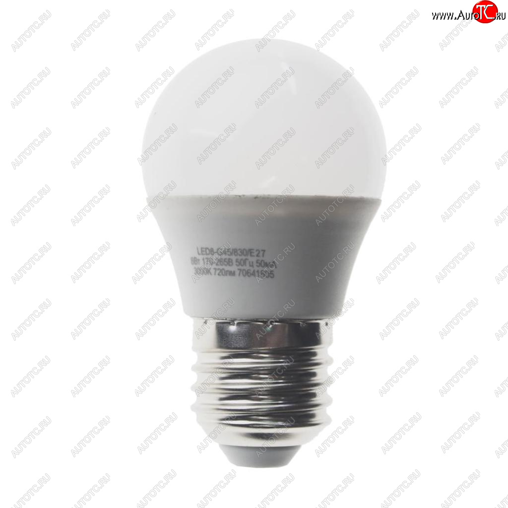 129 р. Лампа светодиодная E27 G45 8W (75W) 220V теплый BasicPower CAMELION CAMELION led8-g45830e27  с доставкой в г. Майкоп