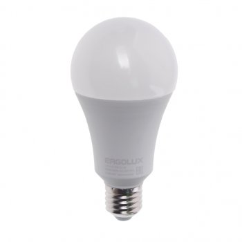 379 р. Лампа светодиодная E27 A70 35W (300W) 220V дневной свет ERGOLUX ERGOLUX led-a70-35w-e27-6k  с доставкой в г. Майкоп. Увеличить фотографию 1