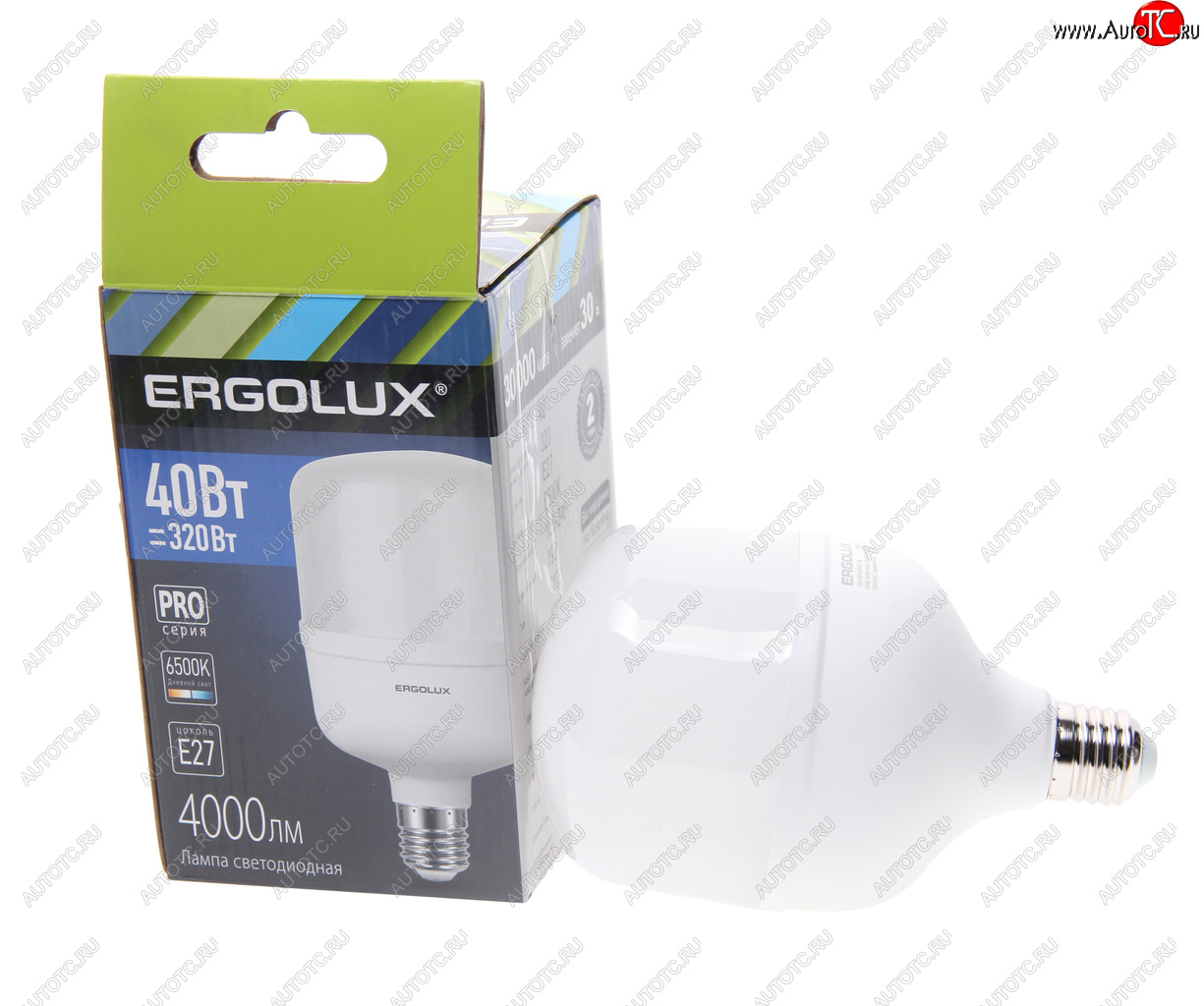 559 р. Лампа светодиодная E27 T170 40W (320W) 220V дневной свет ERGOLUX ERGOLUX led-hw-40w-e27-6k  с доставкой в г. Майкоп