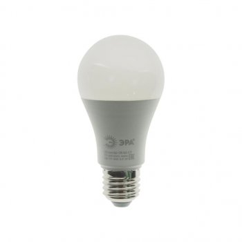 109 р. Лампа светодиодная E27 A60 13W (110W) 220V холодный ЭРА ЭРА led-smd-a60-13w-840-e27  с доставкой в г. Майкоп. Увеличить фотографию 1