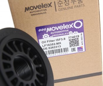 949 р. Фильтр масляный ГАЗ-3309,3310 (дв.CUMMINS) MOVELEX MOVELEX lf16352-mx  с доставкой в г. Майкоп. Увеличить фотографию 3