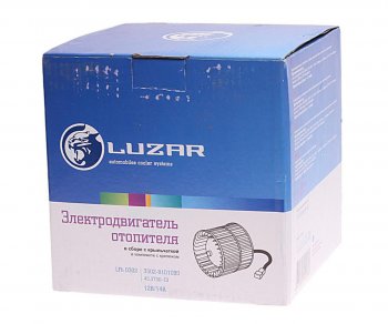 1 849 р. Мотор отопителя ГАЗ-3302,33104 без кожуха с крыльчаткой LUZAR LUZAR lfh0302  с доставкой в г. Майкоп. Увеличить фотографию 3