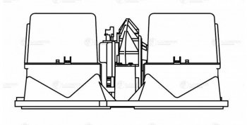 19 849 р. Мотор отопителя SCANIA 4, P,R,T series (в сборе с крыльчаткой) LUZAR LUZAR lfh2705  с доставкой в г. Майкоп. Увеличить фотографию 4