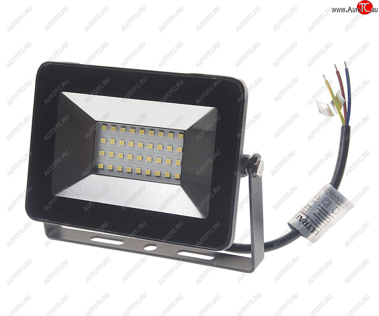 549 р. Светильник светодиодный 220V 30W 6500K черный ULTRAFLASH ULTRAFLASH lfl-3001 c02  с доставкой в г. Майкоп