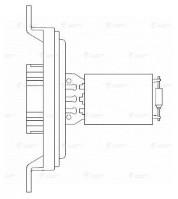1 999 р. Сопротивление добавочное ГАЗель Next ,УРАЛ Nextотопителя LUZAR LUZAR lfr0322  с доставкой в г. Майкоп. Увеличить фотографию 6