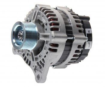14 349 р. Генератор ГАЗ-3302 дв.CUMMINS ISF 2.8 14В 120А (контакт-фишка) STARTVOLT STARTVOLT lg 03218  с доставкой в г. Майкоп. Увеличить фотографию 1