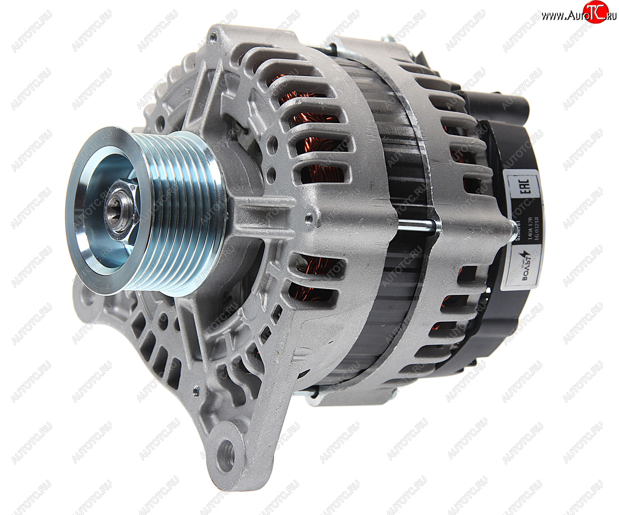 14 349 р. Генератор ГАЗ-3302 дв.CUMMINS ISF 2.8 14В 120А (контакт-фишка) STARTVOLT STARTVOLT lg 03218  с доставкой в г. Майкоп