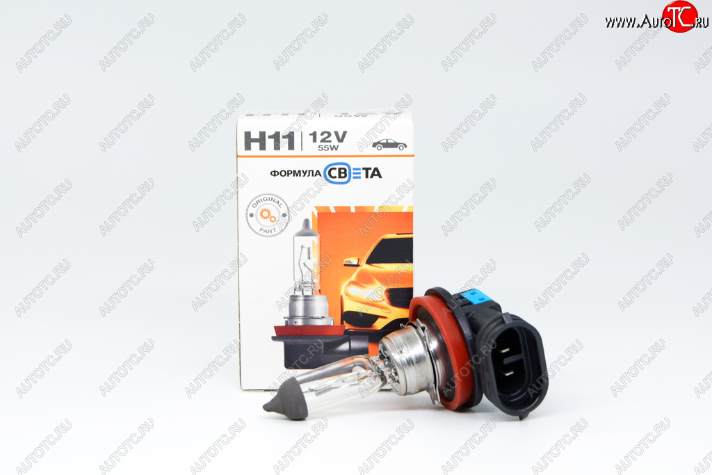 153 р. Лампа 12V H11 55W PGJ19-2 ФОРМУЛА СВЕТА ФОРМУЛА СВЕТА lhi111255fsp1  с доставкой в г. Майкоп