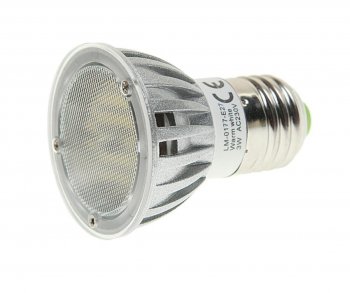 39 р. Лампа светодиодная E27 JDR 3W(30W) 220V теплый MEGA LIGHTING MEGA LIGHTING lm-0177ww-e27  с доставкой в г. Майкоп. Увеличить фотографию 1