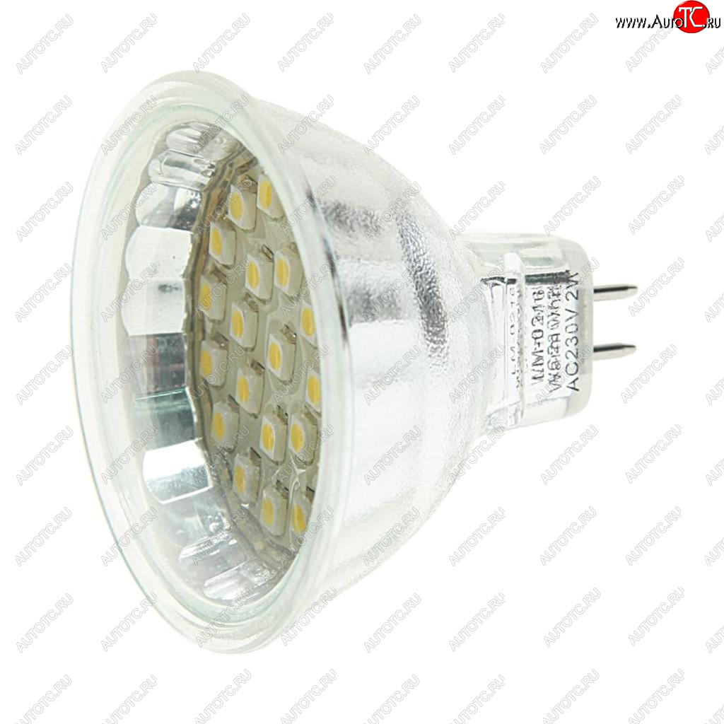 40 р. Лампа светодиодная MR16 2W(20W) 220V теплый MEGA LIGHTING MEGA LIGHTING lm-0216ww  с доставкой в г. Майкоп