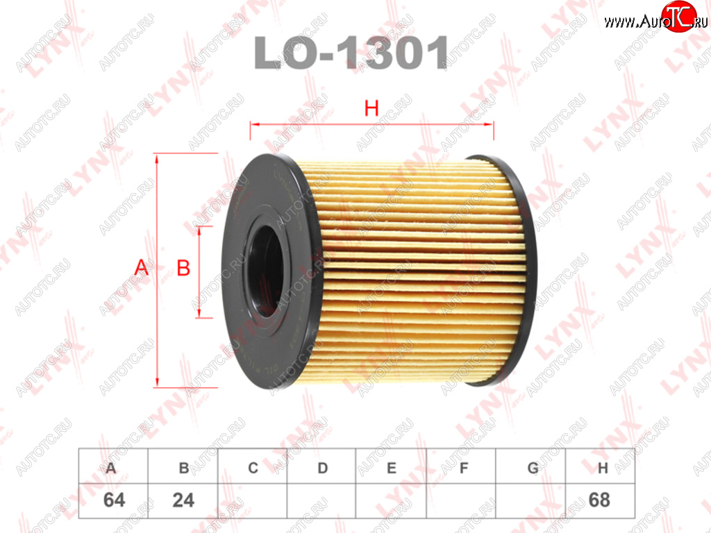 399 р. Фильтр масляный PEUGEOT Boxer CITROEN Jumper FIAT Ducato FORD Transit (06-),Mondeo LYNX LYNX lo1301  с доставкой в г. Майкоп