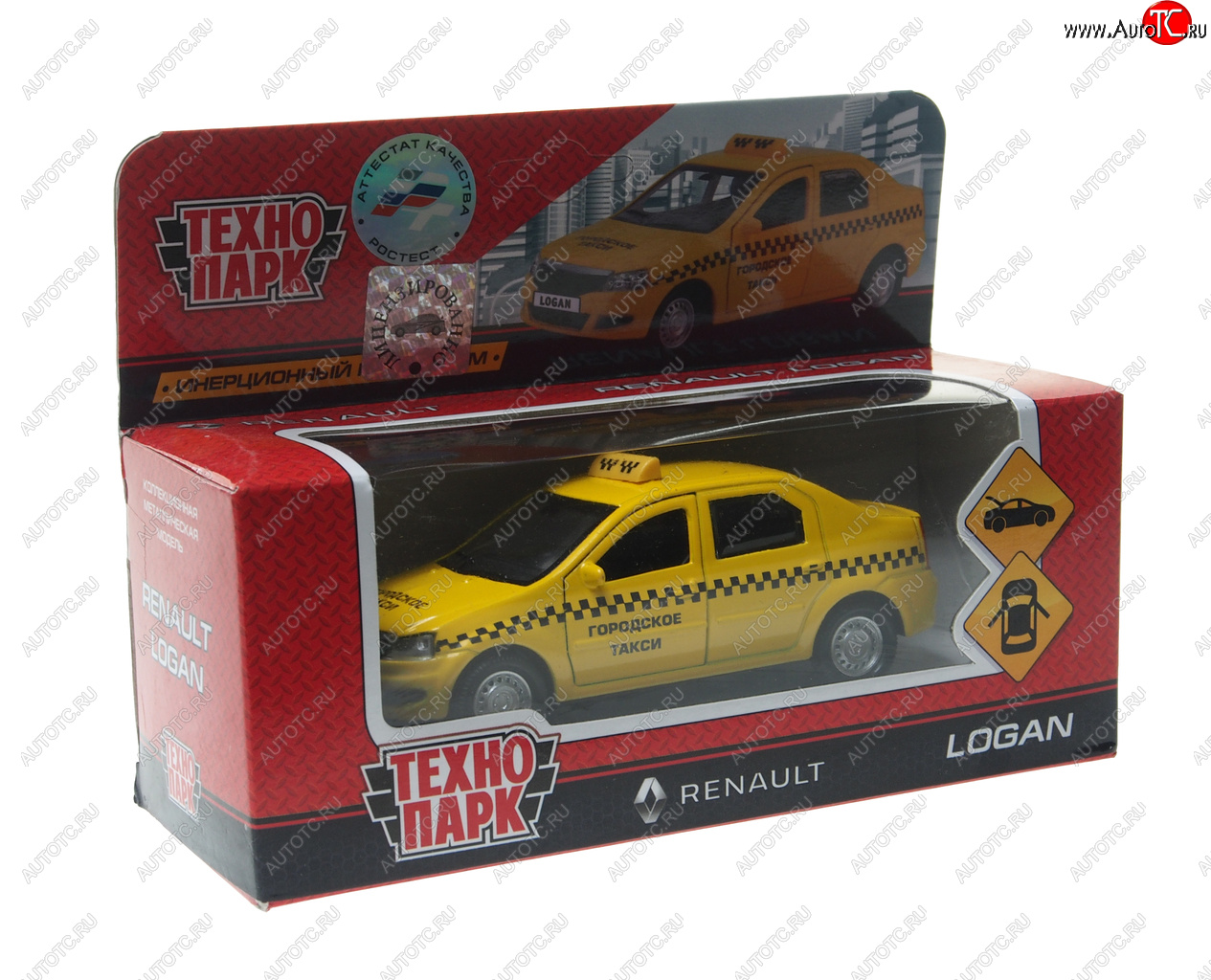 899 р. Модель автомобиля RENAULT Logan металлическая ТЕХНОПАРК ТЕХНОПАРК logan-bu  с доставкой в г. Майкоп