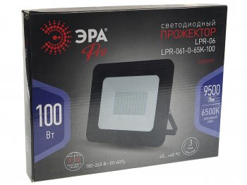 1 799 р. Светильник светодиодный 220V 100W 6500K белый ЭРА ЭРА lpr-061-0-65k-100  с доставкой в г. Майкоп. Увеличить фотографию 4