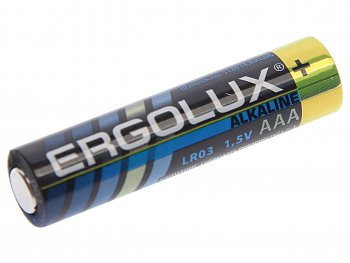 29 р. Батарейка AAA LR03 1.5V блистер 12шт. (цена за 1шт.) Alkaline ERGOLUX ERGOLUX lr03 bp-12  с доставкой в г. Майкоп. Увеличить фотографию 1