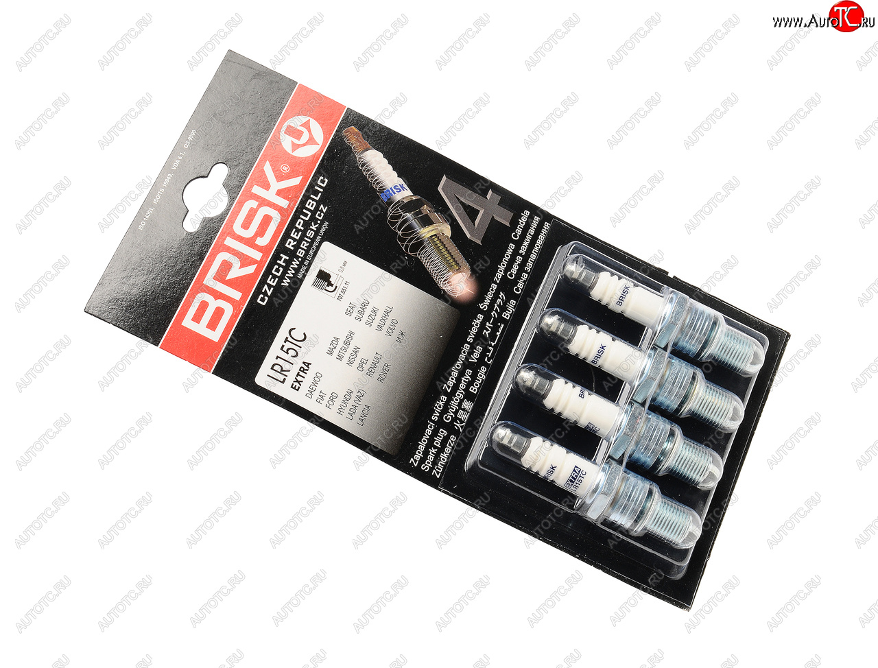 1 279 р. Свеча зажигания ВАЗ-2108 LR15TC EXTRA комплект BRISK BRISK lr15tc  с доставкой в г. Майкоп
