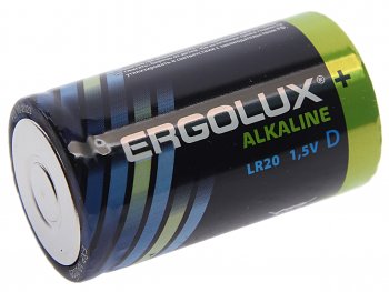 188 р. Батарейка D LR20 1.5V блистер 2шт. (цена за 1шт.) Alkaline ERGOLUX ERGOLUX lr20 bl-2  с доставкой в г. Майкоп. Увеличить фотографию 1