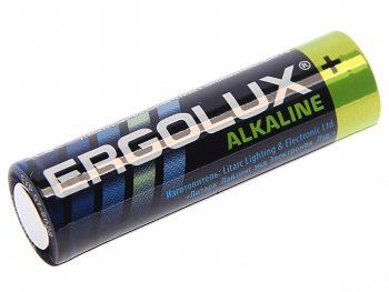 45 р. Батарейка AA LR6 1.5V блистер 2шт. (цена за 1шт.) Alkaline ERGOLUX ERGOLUX lr6 bl-2  с доставкой в г. Майкоп. Увеличить фотографию 1