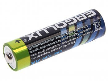 41 р. Батарейка AA LR6 1.5V блистер 4шт. (цена за 1шт.) Alkaline ERGOLUX ERGOLUX lr6 bl-4  с доставкой в г. Майкоп. Увеличить фотографию 2