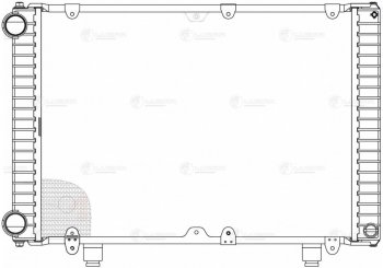 12 949 р. Радиатор ГАЗ-3302 Бизнес алюминиевый 2-х рядный дв.УМЗ-4216,Крайслер (Heavy Duty) LUZAR LUZAR lrc0303  с доставкой в г. Майкоп. Увеличить фотографию 7