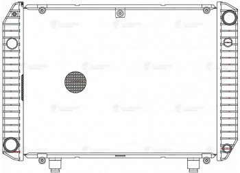 11 749 р. Радиатор ГАЗ-2217,33021 алюминиевый 2-х рядный НО (Heavy Duty) LUZAR LUZAR lrc0304  с доставкой в г. Майкоп. Увеличить фотографию 9