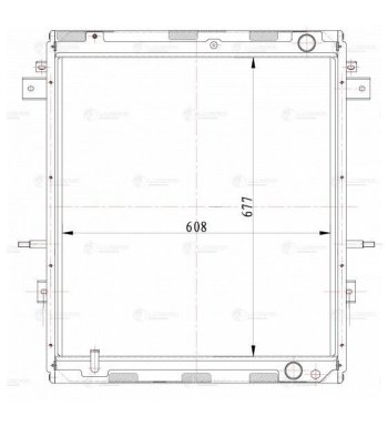 25 099 р. Радиатор ГАЗон Next (18-) алюминиевый дв.ЯМЗ-534 LUZAR LUZAR lrc0351  с доставкой в г. Майкоп. Увеличить фотографию 5